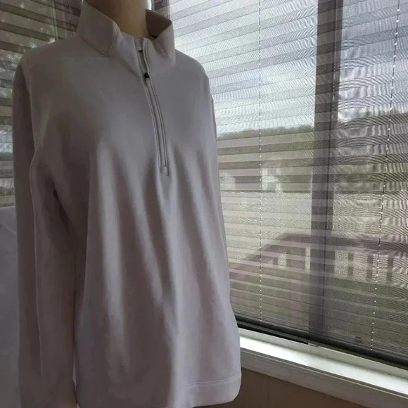 Nike Golf Sweatshirt Size Large White 1/4 zip - Picture 1 of 8